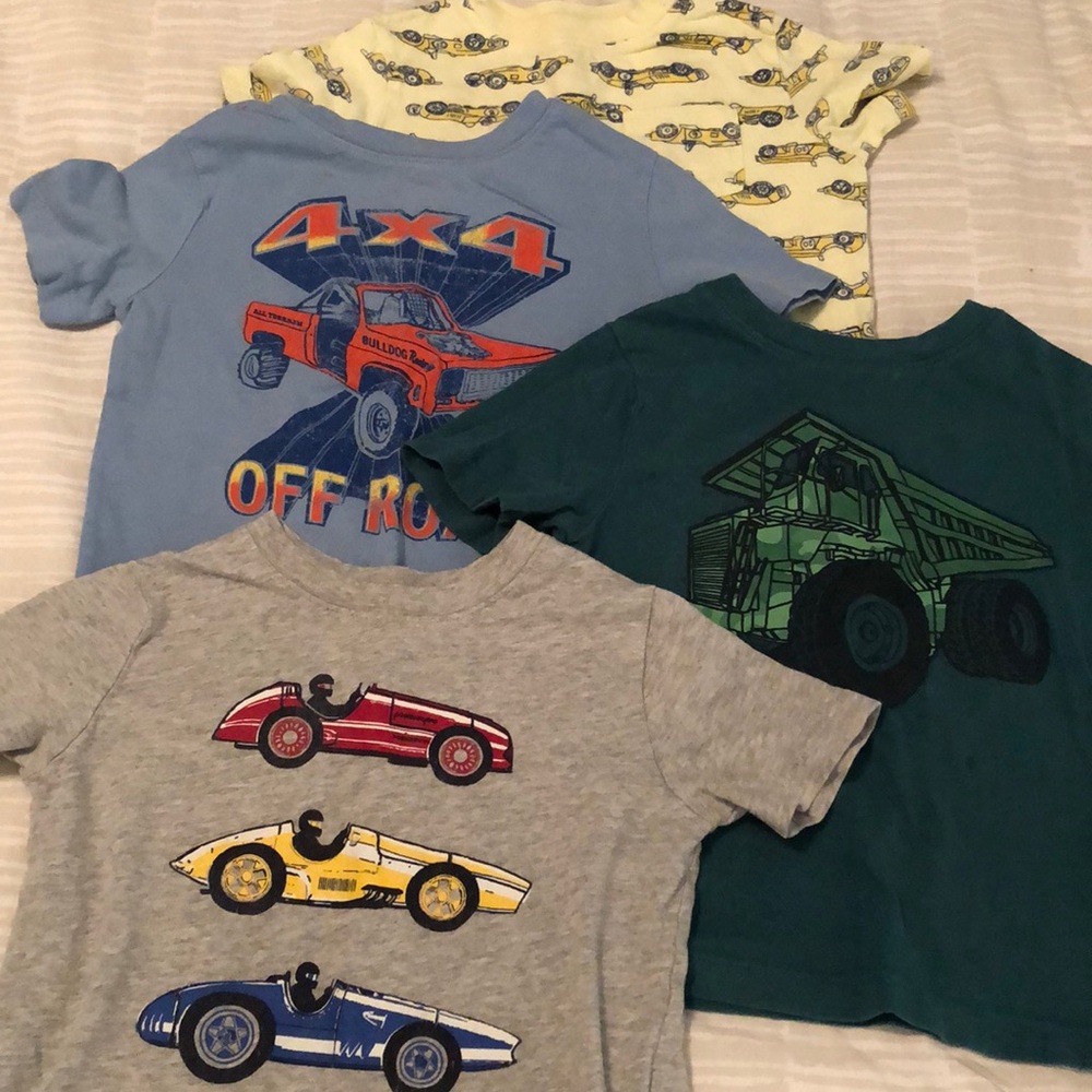 Baby Gap “vehicle” t-shirt bundle